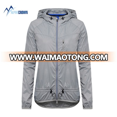 Waterproof jacket woman's skin jacket adult's thin coat OEM