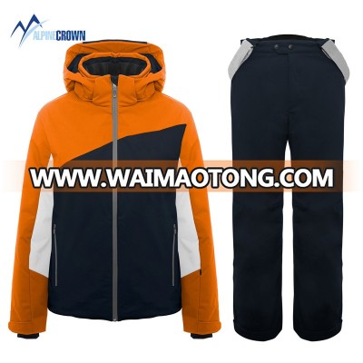 ski suit men sportswear tracksuit kids snowsuit technical wear