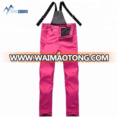 Custom 100% Polyester breathable windproof winter Ski Pant